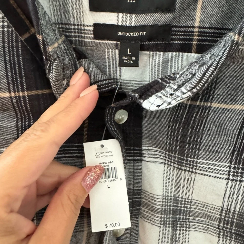 Banana Republic flannel shirt price - Picture 3 of 4